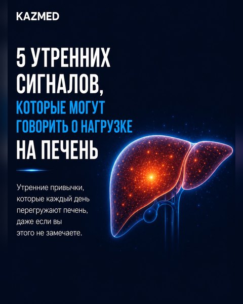 Здоровье печени: как утренние привычки влияют на организм