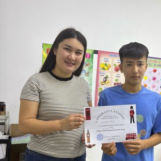 105 сабақ, логотип