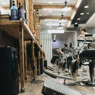 BARBERSHOP TREND, логотип