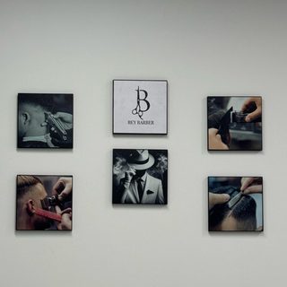 Bey, барбершоп, логотип