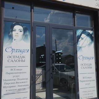 Орхидея, салон красоты, логотип